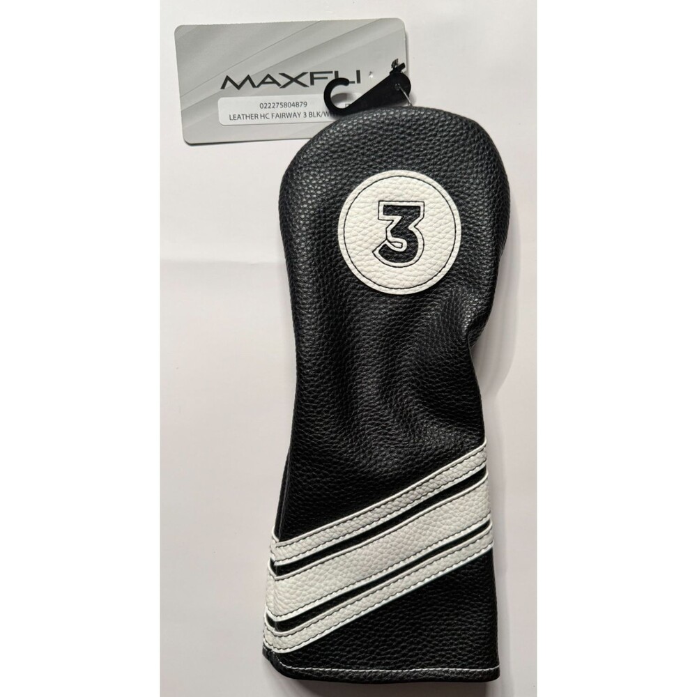 Maxfli PU Leather Fairway Wood Headcover (3) NEW